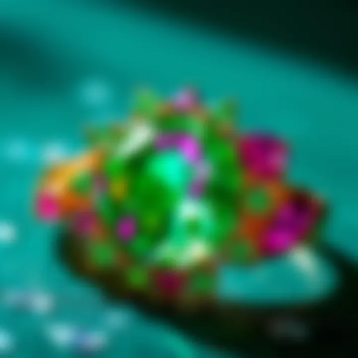 Magnificent Exploring the Allure of Green and Pink Stones