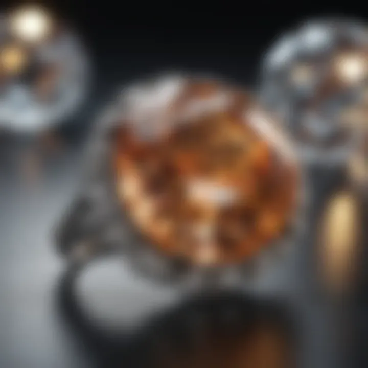 Infographic detailing the key factors affecting diamond valuation