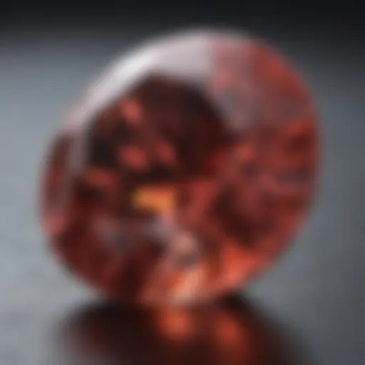 A stunning close-up of the April birthstone showcasing its vibrant color and clarity.