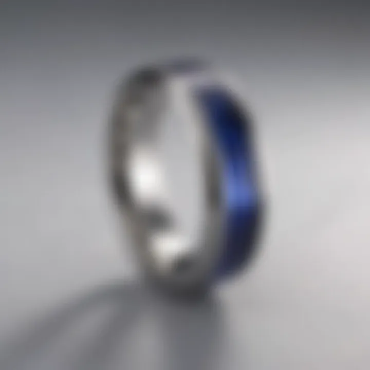 Artisan-crafted wedding bands made from titanium and cobalt chrome