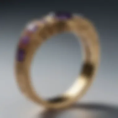 Artisan crafting a wedding ring with attention to detail