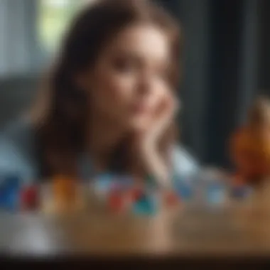 Harnessing the Metaphysical Properties of Birthstones A serene scene showcasing a person meditating with various birthstones