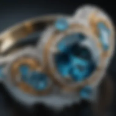 Elegant Blue Zircon Jewelry Stunning jewelry piece featuring blue zircon