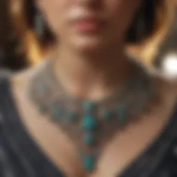Intricate design of a Brilliant Earth necklace showcasing ethical craftsmanship