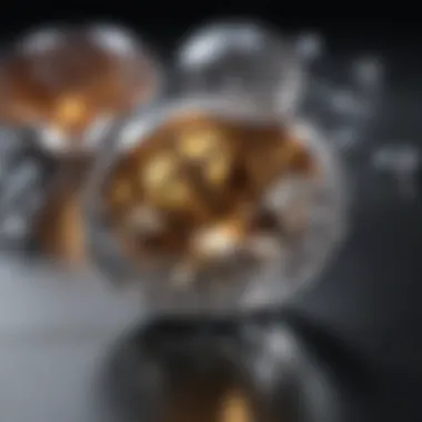 Cultural Significance of Diamonds A depiction of diamonds in various cultural contexts, representing their significance in jewelry and society