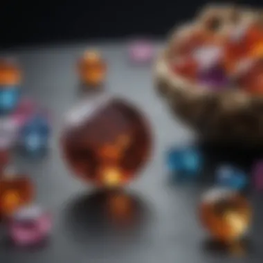 Ethically sourced gemstones highlighted in a collection