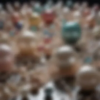 Types of Pearls: A Visual Guide Visual representation of various pearl types showcasing their distinct characteristics.