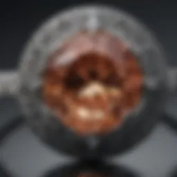 Elegant diamond engagement ring with intricate details