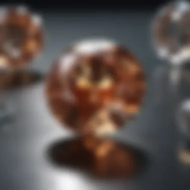Characteristics of Lab vs Natural Diamonds Infographic showcasing the characteristics of lab diamonds vs natural diamonds