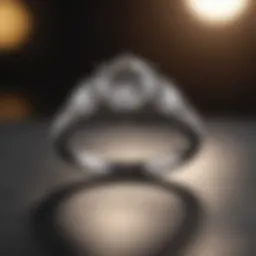 Elegant diamond engagement ring