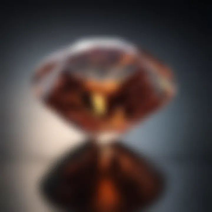 Infographic illustrating market trends for diamonds including Color G