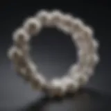 Elegant pearl bracelet showcasing lustrous pearls