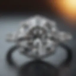 A stunning diamond engagement ring showcasing a brilliant cut