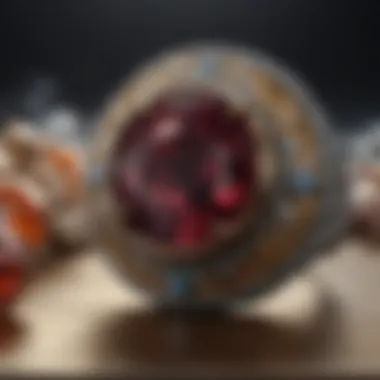 Jewelry Designs with the December Birthstone An artistic arrangement of jewelry featuring the December birthstone in various designs