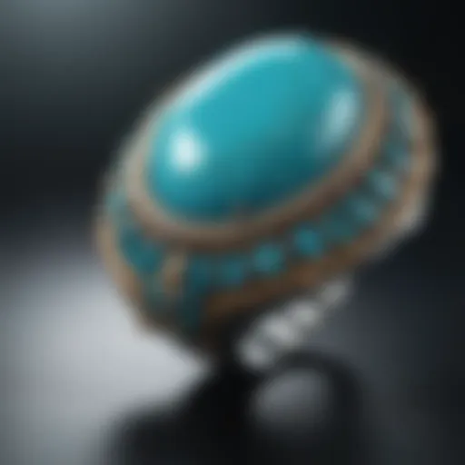 Vibrant turquoise gemstone showcasing its unique hue