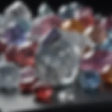 Chart of Crystal Applications A detailed chart illustrating the various uses of crystals in different domains.
