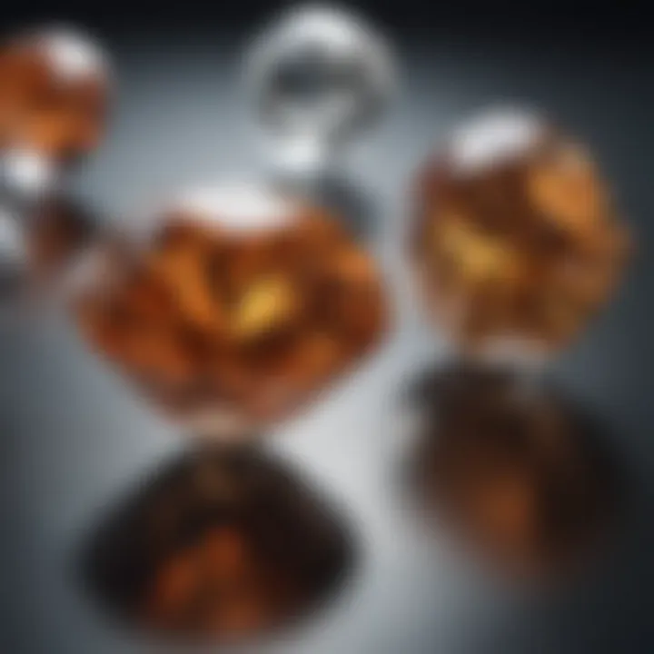 Comparison between CVD diamonds and natural diamonds highlighting their differences