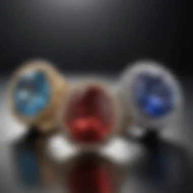 Understanding Birthstone Meanings and Symbolism Stylish arrangement of different birthstones signifying their meanings