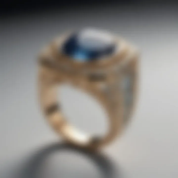 Contemporary geometric ring design showcasing modern aesthetics