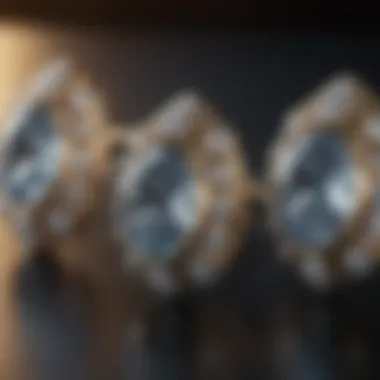 Elegant Diamond Earrings Elegant diamond earrings with intricate designs