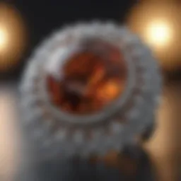 A stunning showcase of diamond jewelry in a boutique