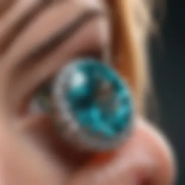 Clarity and Brilliance of Paraiba Tourmaline Close-up of a Paraiba tourmaline highlighting its unique clarity and brilliance.