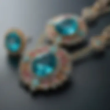 Vibrant Colors of Paraiba Tourmaline A stunning display of Paraiba tourmaline jewellery showcasing its vibrant colors.