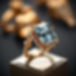 A detailed chart showcasing standard ring sizes