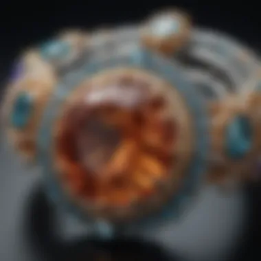 Semi-Precious Stones in Jewelry Design A beautifully designed jewelry piece featuring semi-precious stones, showcasing their role in modern adornments.