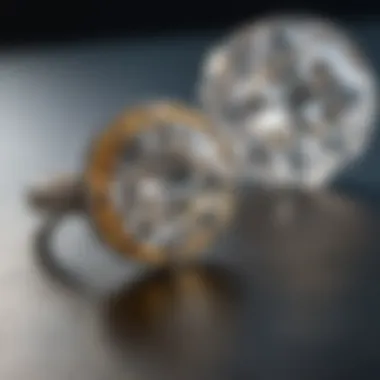 Comparison of CZ and diamond rings