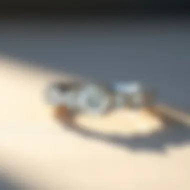 Stunning Design of a Two-Carat Diamond Eternity Ring Elegant two-carat diamond eternity ring showcasing brilliant cut stones