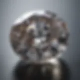 Brilliant round cut diamond showcasing exceptional sparkle.