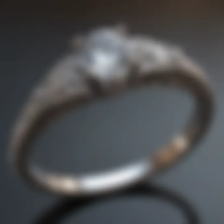 Exquisite diamond engagement ring showcasing intricate design and craftsmanship