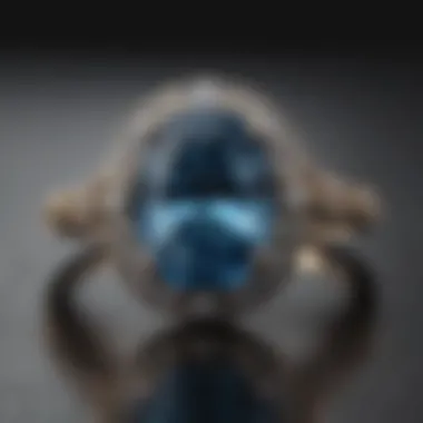 Vintage-inspired ring setting featuring an oval gemstone