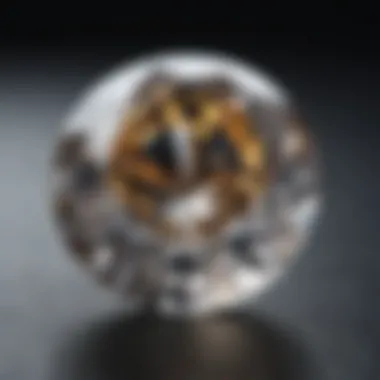 Ideal Proportions of a Round Diamond Stunning round diamond showcasing ideal proportions