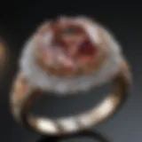 Artistic engagement ring design showcasing unique craftsmanship