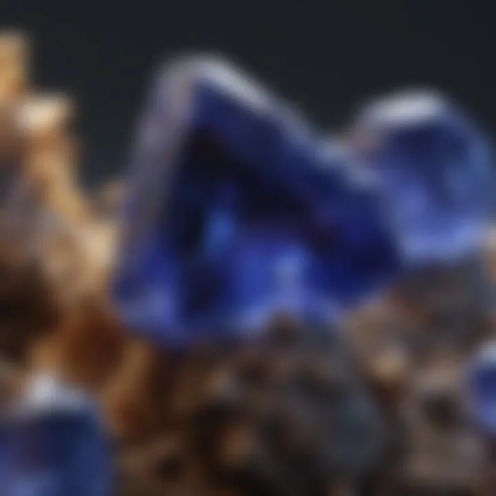 Geological formation of tanzanite illustrating its origins