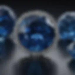 A stunning sapphire crystal showcasing its rich blue hue and clarity.
