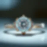 Elegant solitaire diamond ring