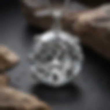 Close-up of an old mine cut diamond showcasing its unique facets