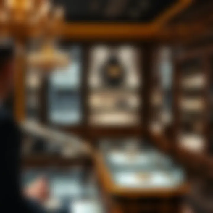A luxurious jewelry shopping experience with personalized service