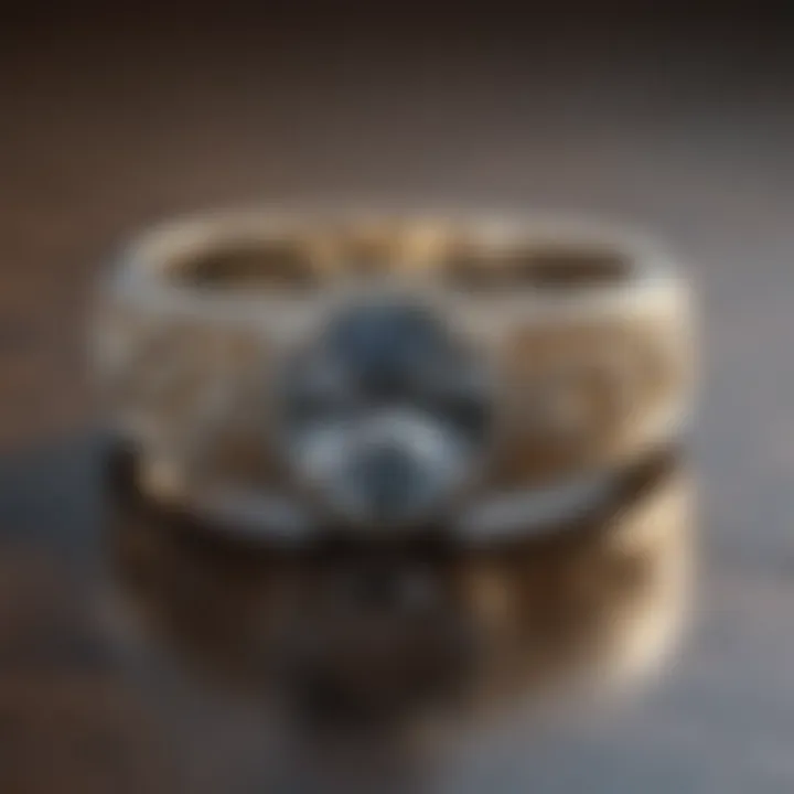 A beautifully personalized promise ring with engraving