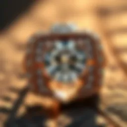 Luxurious diamond ring showcasing exquisite craftsmanship