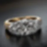 An exquisite second-hand diamond ring showcasing its brilliance