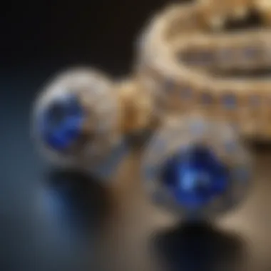 Starlight sapphire jewelry pieces elegantly displayed