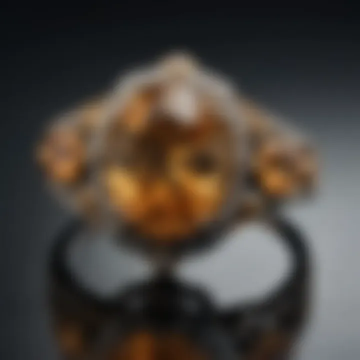 Historical context of vintage jewelry featuring yellow topaz