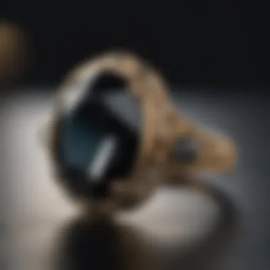 Comparison of black diamonds with other gemstones