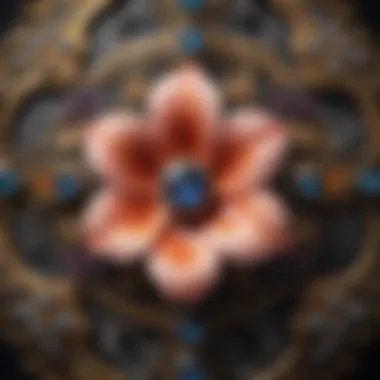 Floral Motifs in Victorian Brooch Design Intricate Victorian brooch showcasing floral motifs