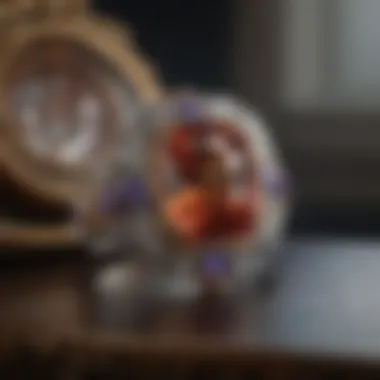 A vintage ring displayed against a backdrop of history and craftsmanship.