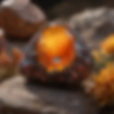 Yowah Nut Opals in Their Natural Habitat Yowah Nut Opals in their natural rock formation
